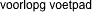 voorlopg voetpad