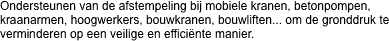 Ondersteunen van de afstempeling bij