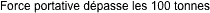 Force portative d�passe les 100